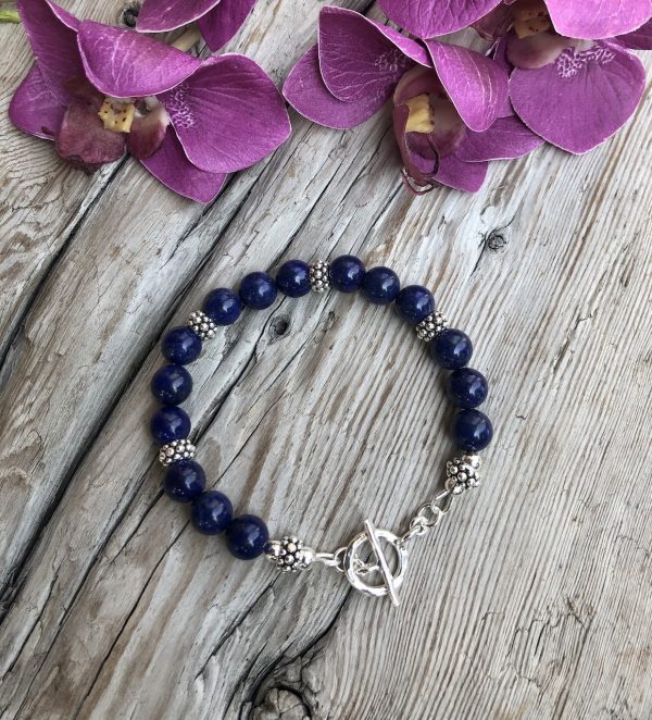 bracelet en lapis lazuli