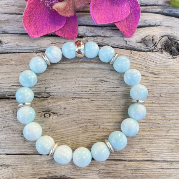 bracelet hemimorphite 10mm