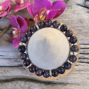 bracelet Iolite bloodshot