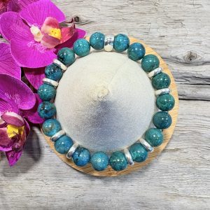 bracelet azurite malachite 10mm