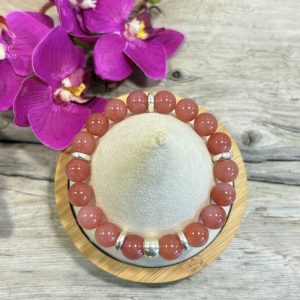 bracelet agate rouge yan yuan 10mm