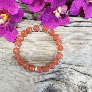 bracelet agate yan yuan 8mm