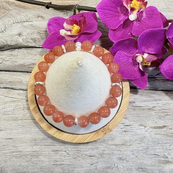 bracelet agate yan yuan 8mm