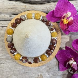 bracelet jaspe noreena et mokaite et argent
