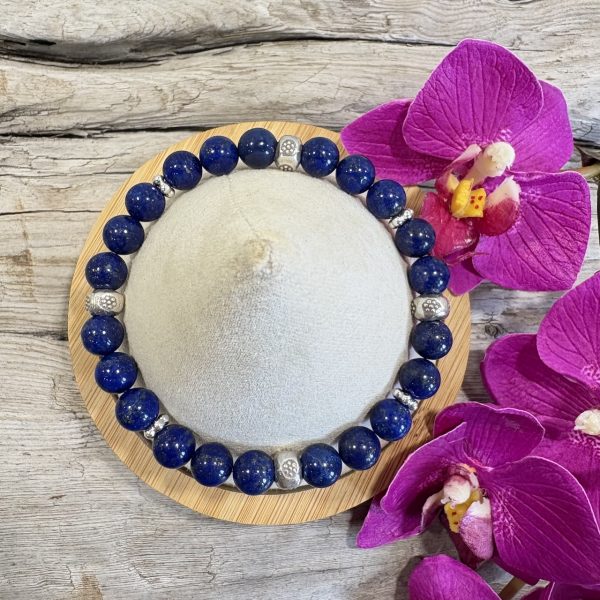 bracelet lapis et argent 925