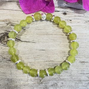 bracelet serpentine 8mm et argent