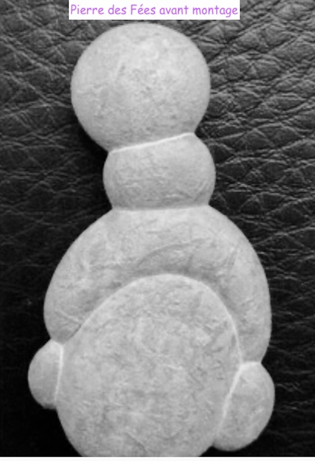 pierre des fées avant montage