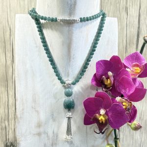 Mala en Jade du Guatemala et argent 925