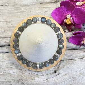 BRACELET LABRADORITE 3A+ ET ARGENT 925